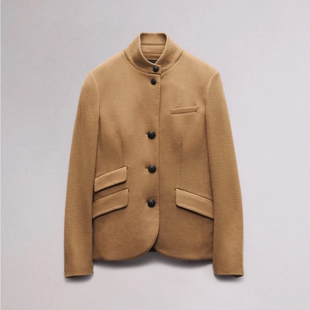 Rag & Bone EUC Slade Wool Camel Blaazer